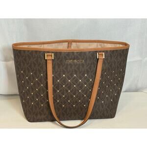 Michael Kors Studded Signature Tote Bag